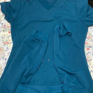 Scrubstar Set Ultimate Teal V Xs top & pants